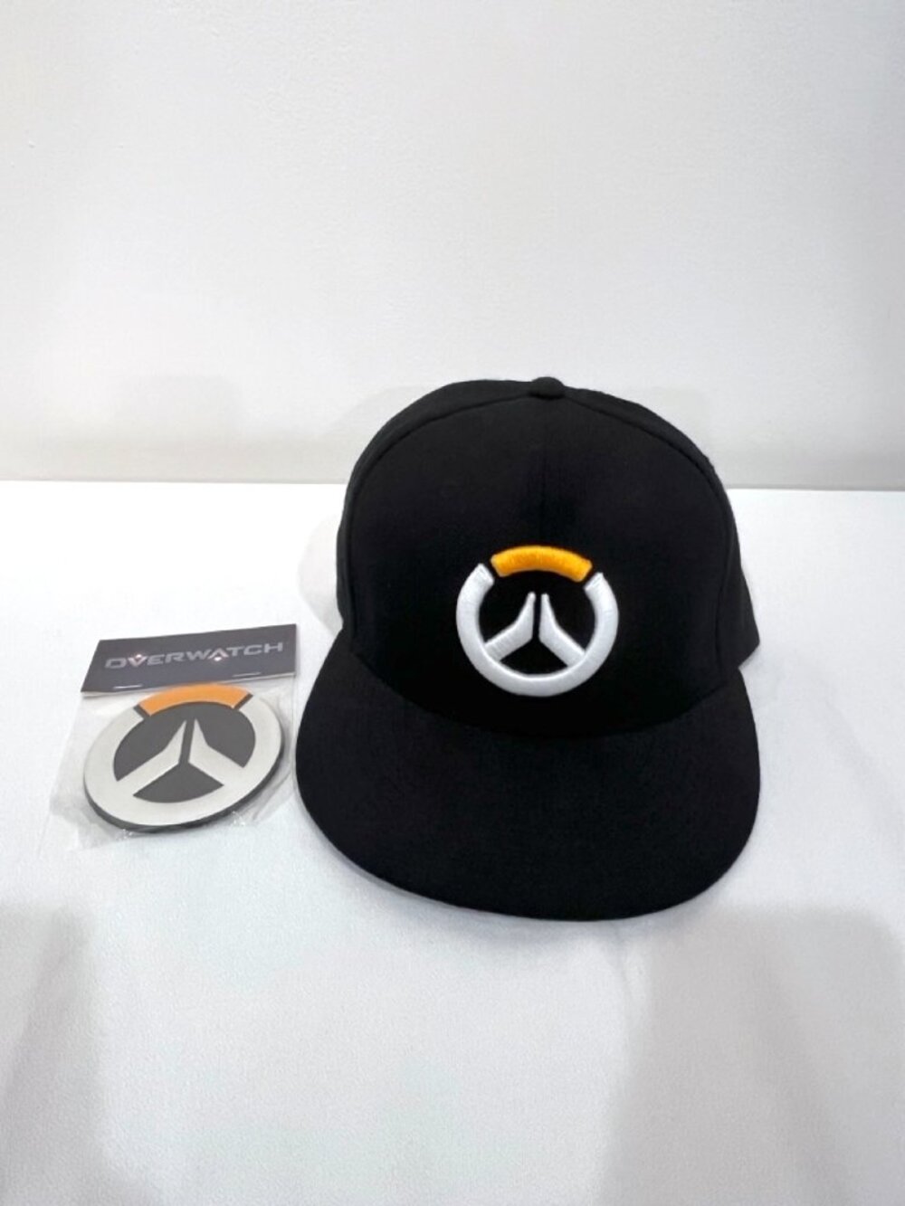 Overwatch Blizzard Entertainment Black Snapback Hat & Coaster Set Bundle